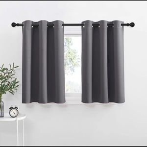 NICETOWN Blackout Window Curtain Valance 42W”x36L”